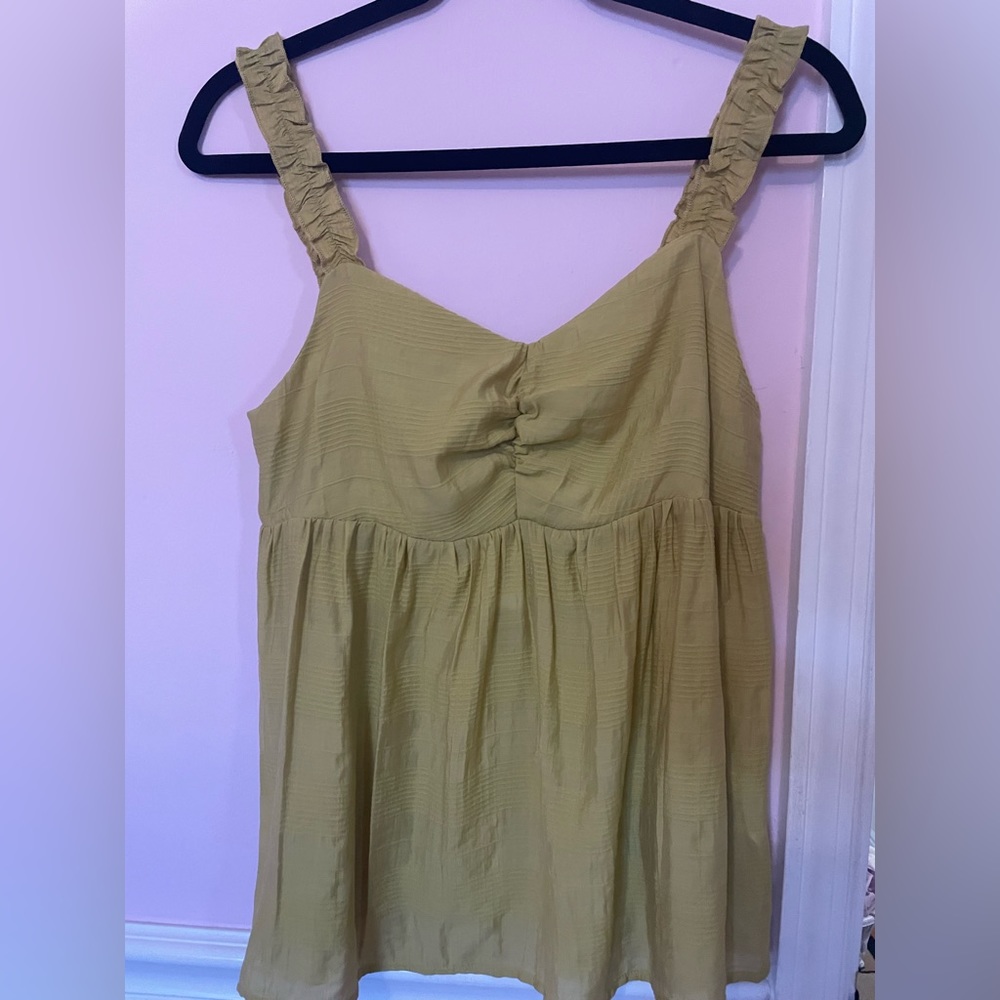 Yellow Babydoll Top